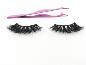 Factory wholesale price 25mm 3d mink eyelashes real siberian mink eyelash