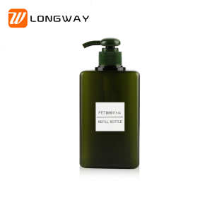 280ml square transparent screw pump plastic sanitizer bottle products