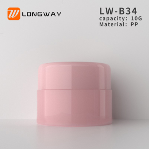 cream jar luxury plastic thick wall container pot jar for cream
