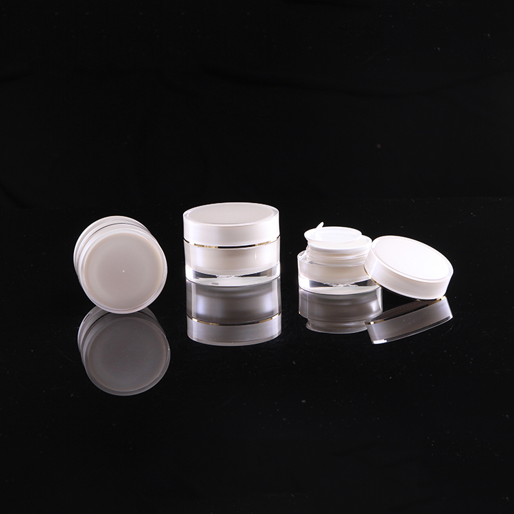 acrylic cream jar 15ml 30ml 50ml with PP liner for cosmetic skincare products
