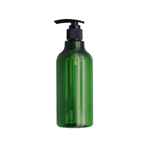 300ml Frosted empty pump pet pump shampoo hair plastic liquid soap bottle 