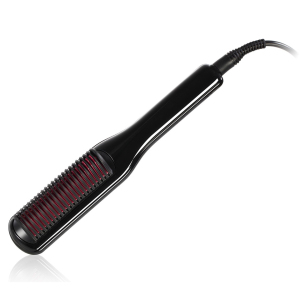 2020 New Products Fast Electric Hair Brush Hair Straightener LCD Display Care Mini Hair Straightener brush 