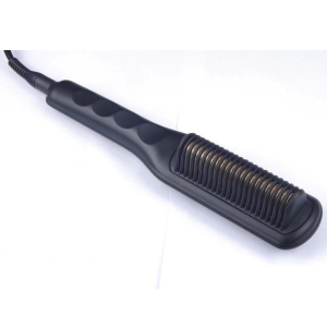 Electric Hair Straightener Brush With Fast Ceramic Heating For Home and Travel 