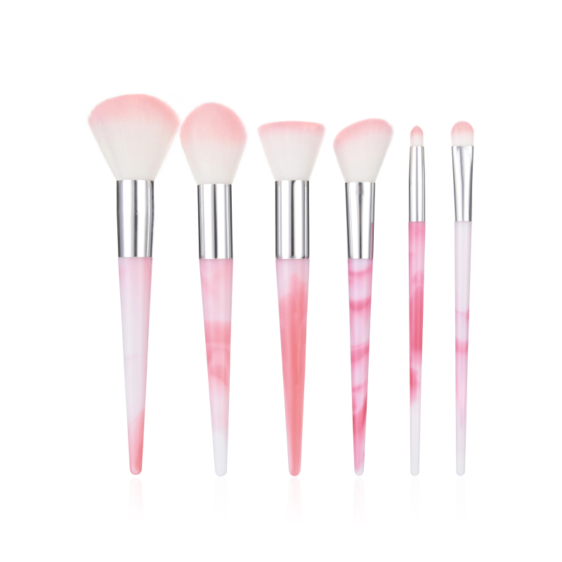 6pcs dream colors of different effect with Eco-friendly makeup brush
