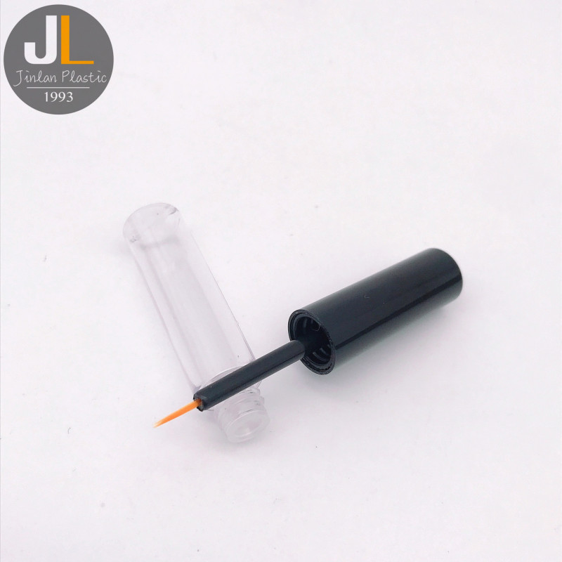 Empty Plastic Black Small Capacity Eyeliner Tube