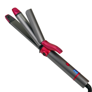 2 in 1 Hair Curler and Hair Straightener Curling Wand Flat Iron In One