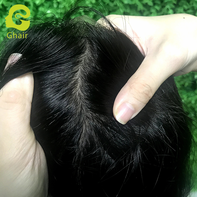 Ghair wholesale 9A+ 13x4 silk base frontals raw virgin human hair straight wave 1B# 10"-20"