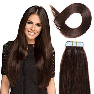 Jiffy hair invisible tape in hair extentions virgin indian human tape hair extensions 