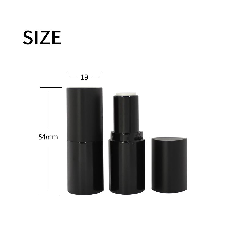 jinze mini size triangle shape custom color lipstick tube packaging 