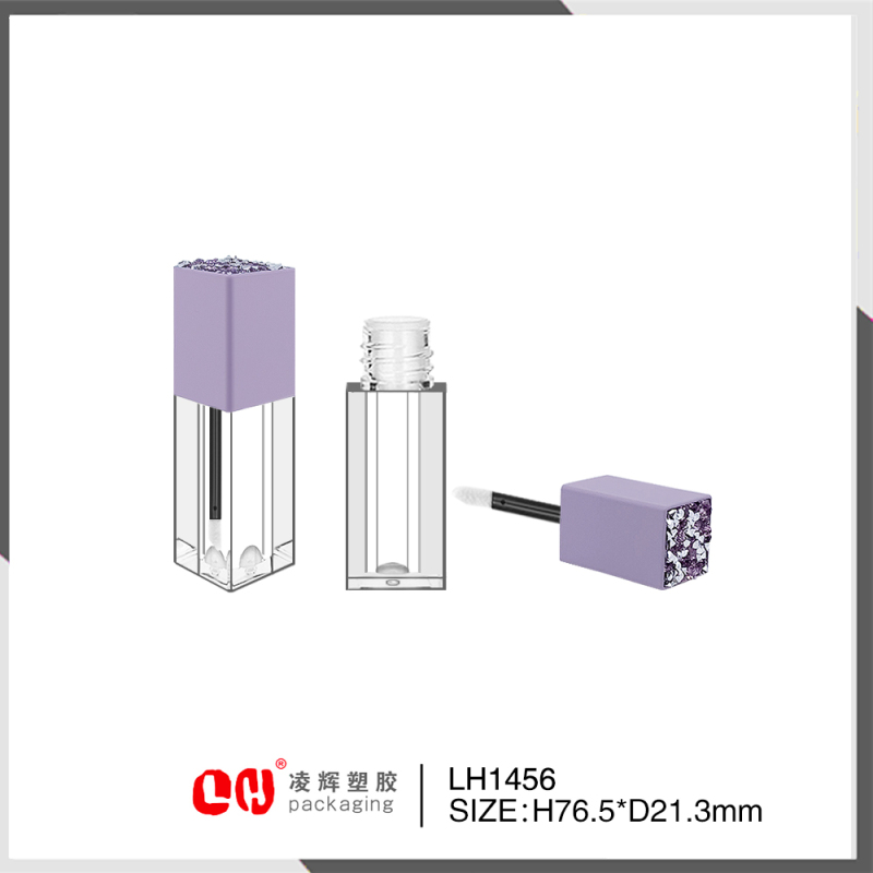 Slim cosmetic packaging container customzied design for lipgloss 