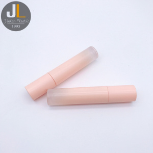 3.5ml Wholesale Orange Ombre Double Walls Custom Round Lip Gloss Tube