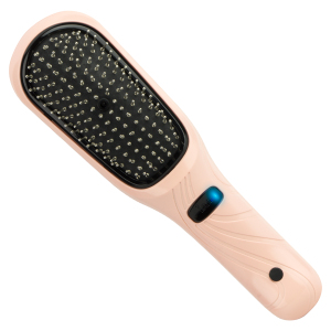 Cordless Ionic Vibration Massage Hair Brush, Battery Operated
