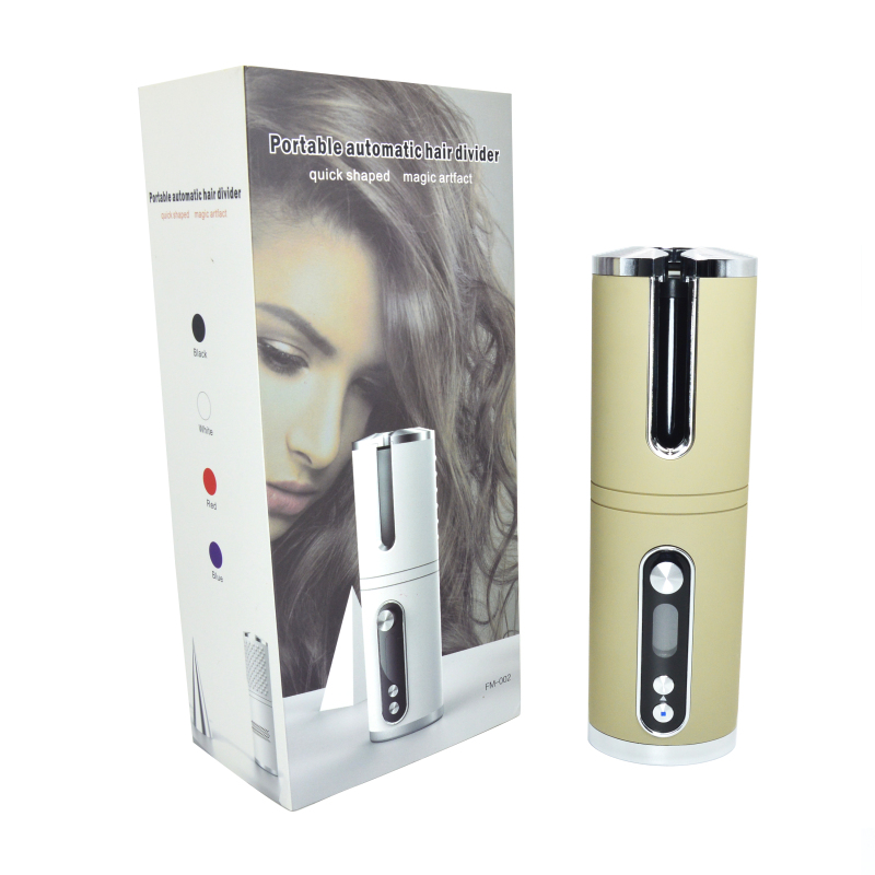 New Design Wireless Automatic Hair Curler  Portable USB Rechargeable Electric Cordless Magic Hair Curlers
