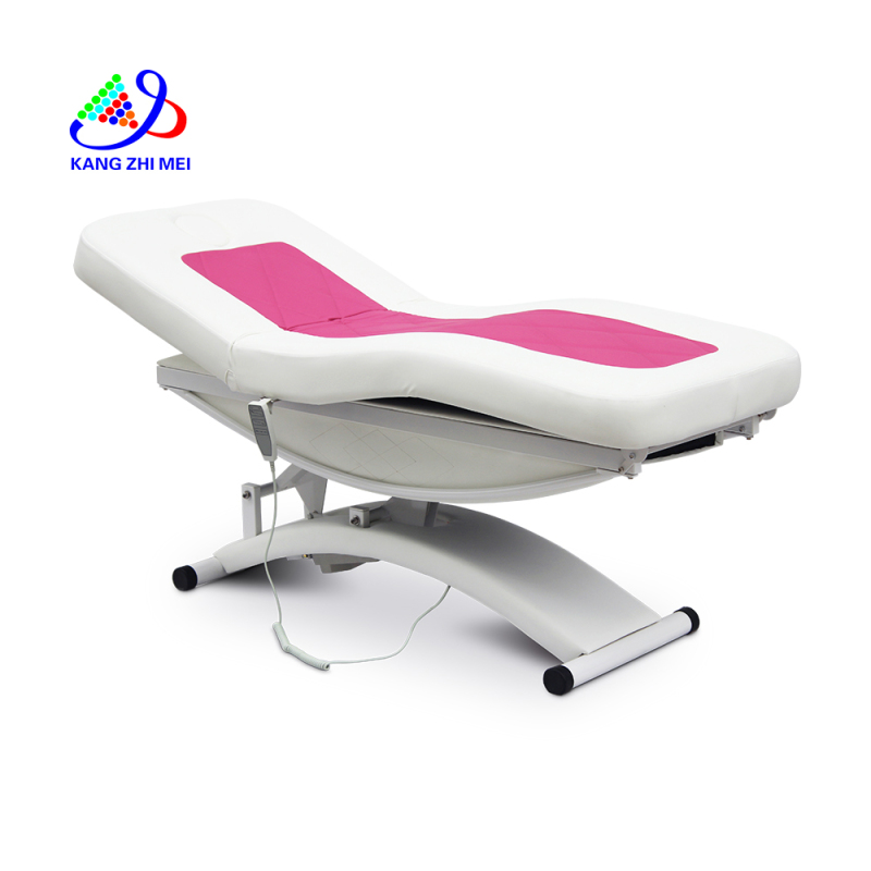 Kangmei Multifunction Beauty Salon Spa 3 Electric Motors Pink Treatment Facial Eyelash Massage Cosmetic Bed Eyelash Table