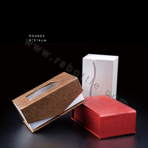 leather luxury cosmetic packaging box 
