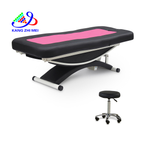 Kangmei Multifunction Beauty Salon Spa 3 Electric Motors Pink Treatment Facial Eyelash Massage Cosmetic Bed Eyelash Table