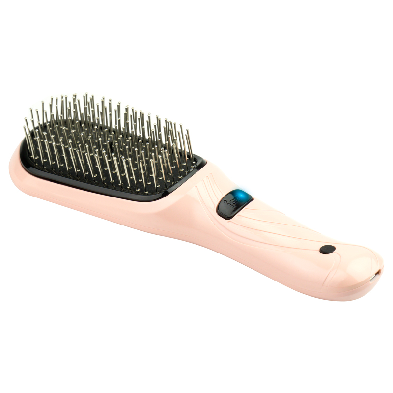 Cordless Ionic Vibration Massage Hair Brush, Battery Operated
