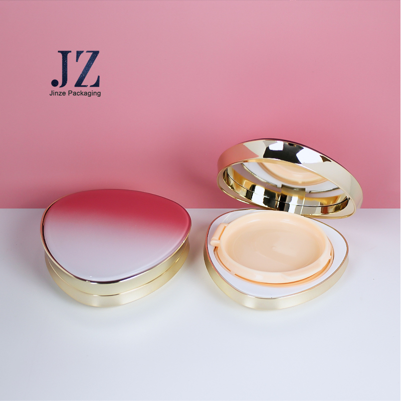 jinze teardrop-shaped shiny pink gradient air cushion packaging air cushion cc cream case 
