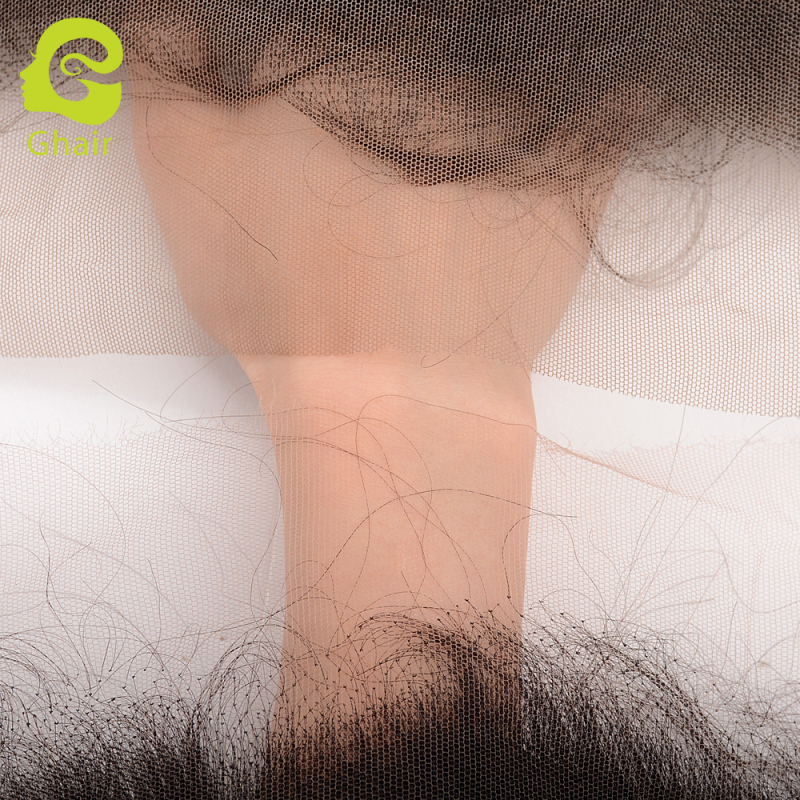 Ghair wholesale 9A+ 13x6 HD Lace frontals raw virgin human hair body wave 1B# 10"-20"
