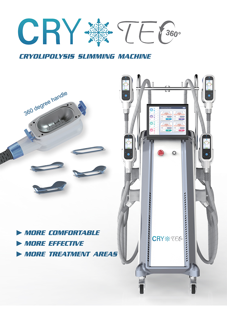 3.5 inch touch screen CRYOLIPOLYSIS SLIMMING MACHINE