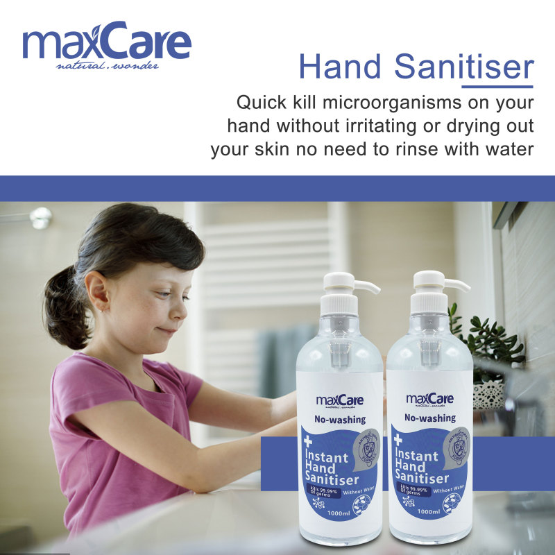 1000ml British European Standard Liquid Hand Wash Soap Waterless Gel Alcohol Hand Sanitizer