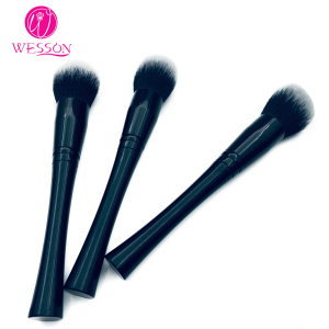 Wesson Synthetic makeup Brush Black long handle single foundation makeup brush OEM single makeup brush. 