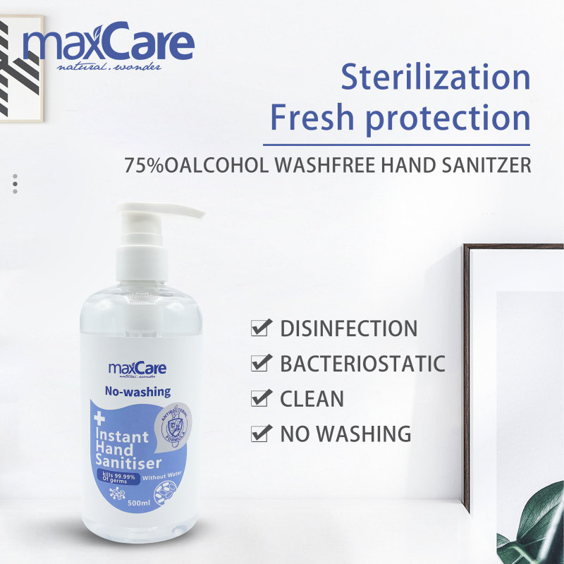 500ml 75% Alcohol Anti-Bacterial Sterilization Waterless Hand Sanitizer