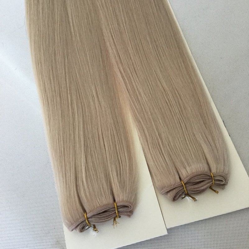 Wholesale Double Drawn Remy Weft 100% Human Cuticle Hair Invisible Hair Extensions