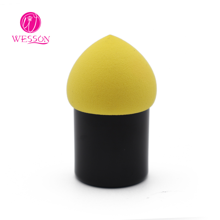 Wesson Cosmetic Beauty Sponge short handle makeup Powder Puff 