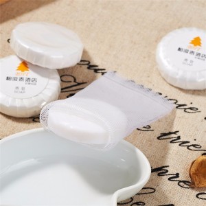 Plastic soap bag facial cleanser PE net for facial cleansing