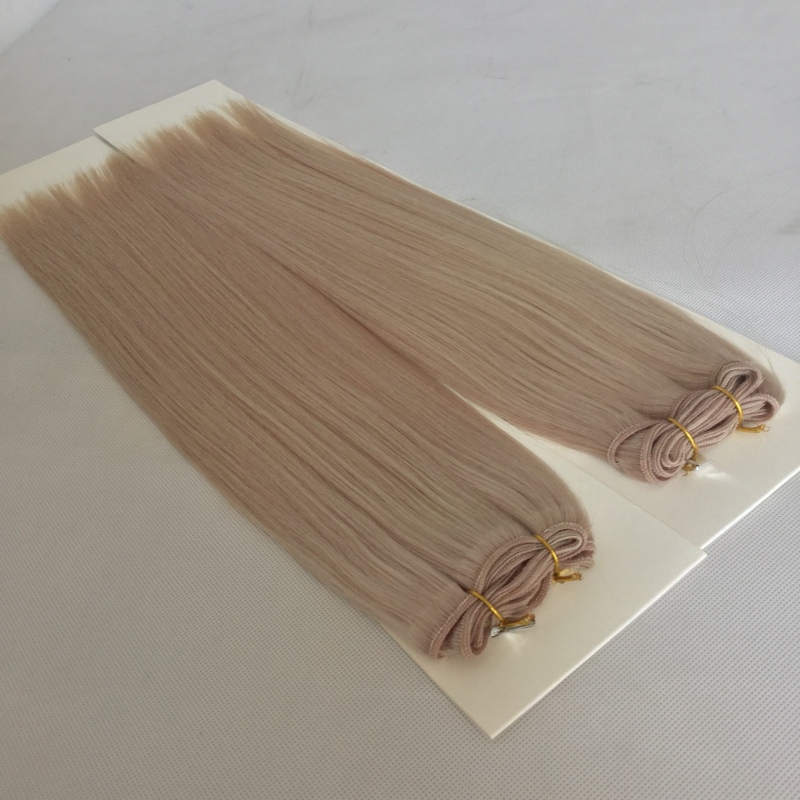 Wholesale Double Drawn Remy Weft 100% Human Cuticle Hair Invisible Hair Extensions