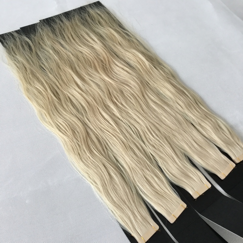 Top Quality Virgin Hair 100% Remy Human Double Drawn Tape Hair Extensions