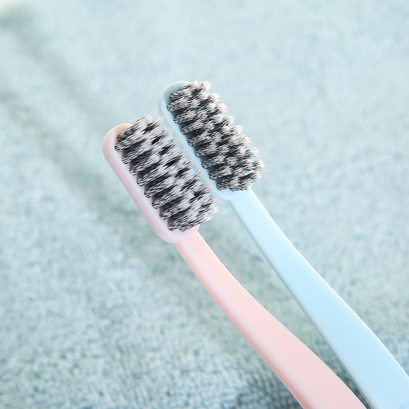 Mikolife spiral bristles, pastoral style sweetheart-mounted toothbrush 1*2