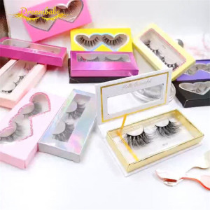 Custom eyelashes pakaging square gift lash boxes for mink eyelashes natural false lashes private labels