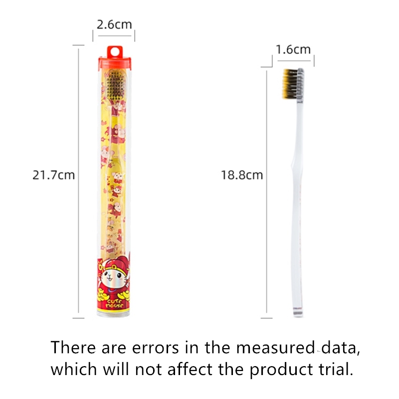 Mikolife Crystal Cute Mouse brush head toothbrush, China year of the Rat commemorative style 1*1