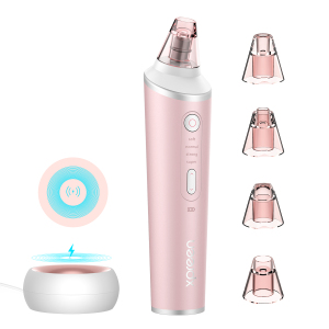 Custom White Electric Facial Vacuum Suction Rechargeable Blackhead and Pimple Remover  XPRE037