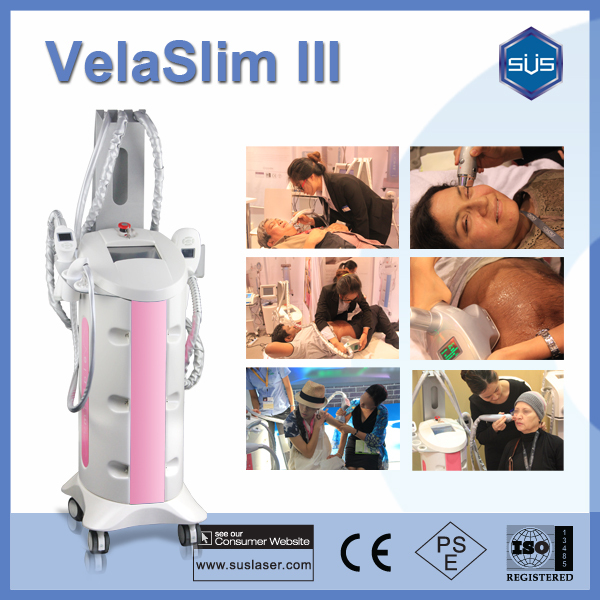 Shape 3 Velashape III V9 Vela RF auto roller vacuum cavitation fat removal velashape machine