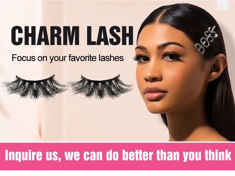 Custom Own Brand thick dramatic eyelashes long soft 3d 25mm mink eyelash with high quality 