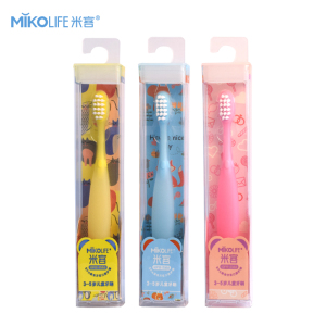 Mikolife children's silica gel toothbrush, trichromatic 1*1
