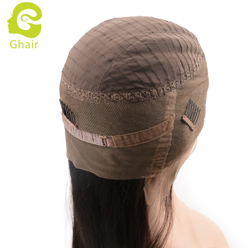 Ghair wholesale 9A+ 360 wig raw virgin human hair straight wave 1B# 10"-26"