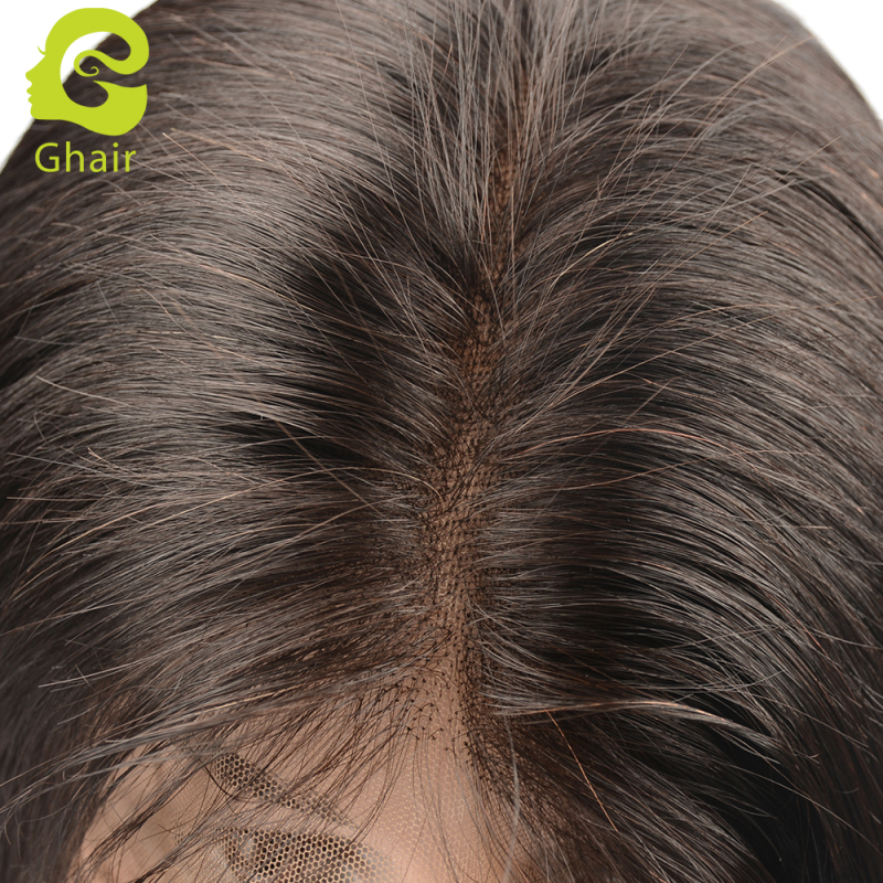 Ghair wholesale 9A+ 360 wig raw virgin human hair straight wave 1B# 10"-26"