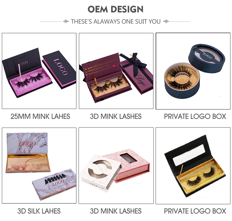 lashes3d wholesale vendor 25mm eyelashes 25mm 3d mink eyelash with eyelash box packaging