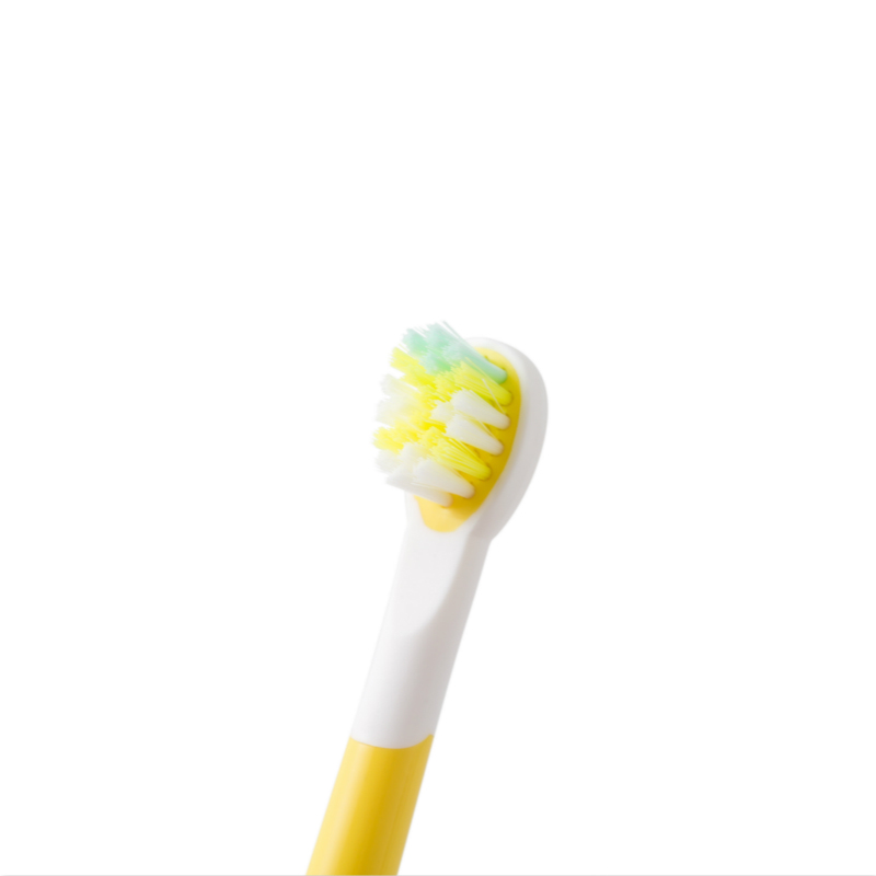 Mikolife Children's Intelligent Sonic Electric toothbrush (including 2 brush heads) is yellow
