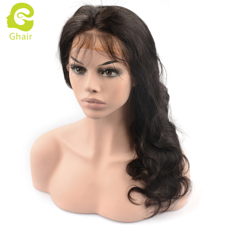 bw 26 No shedding no tangling soft and smooth touching Ghair wholesale lace frontal wig raw virgin human hair straight wave