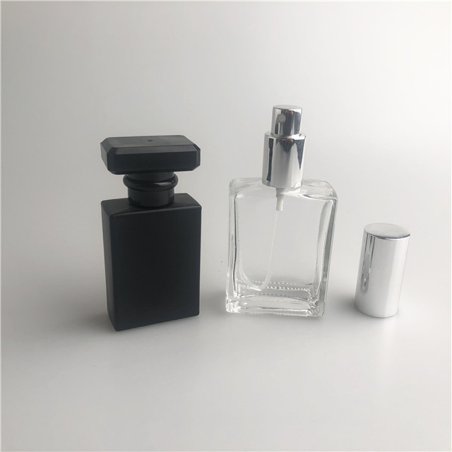 30ml Matte black parfum glass bottles