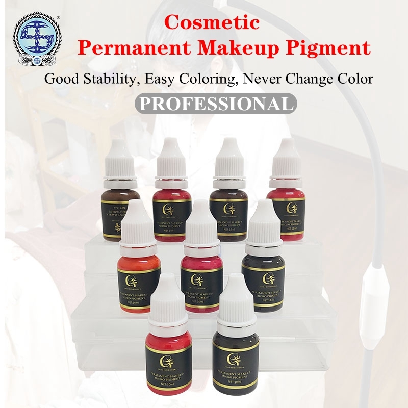 Multicoloured 3D Micropigmentation Brows Permanent Makeup Pigment Ink