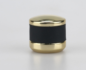 THN-317 High quality color zinc alloy rubber ring perfume bottle cap can be customized