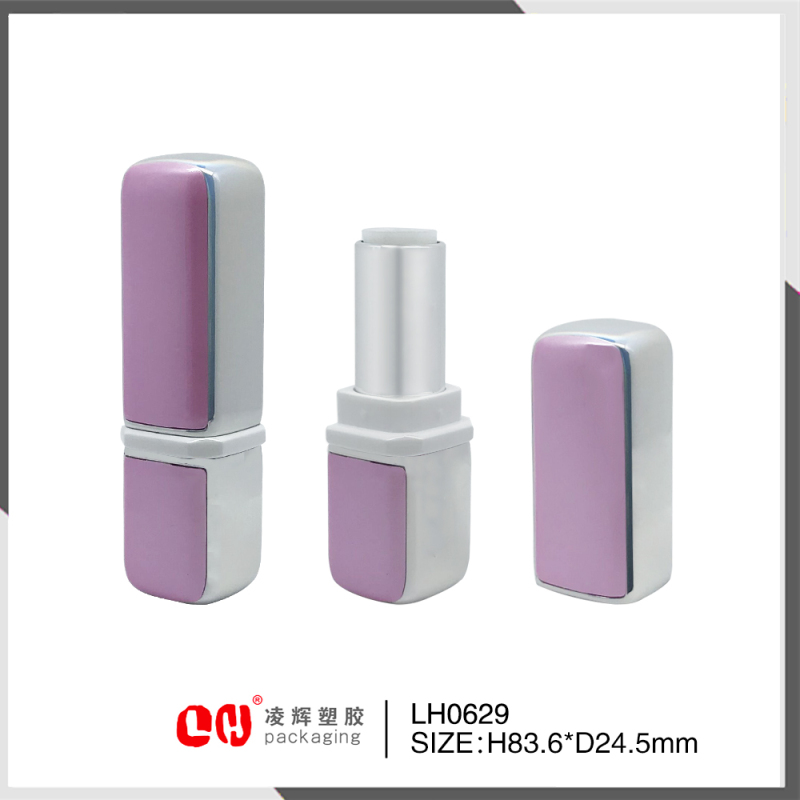 Elegant design double injection bottle customized lipstick case with private logo 