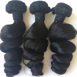Top Selling Loose Wave Raw Unprocessed 100% Brazilian Remy Hair Cuticle Aligned Hair Extension Hair Bundles 