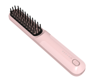 mini USB type-c rechargeable hair styling brush for travel and personal use 